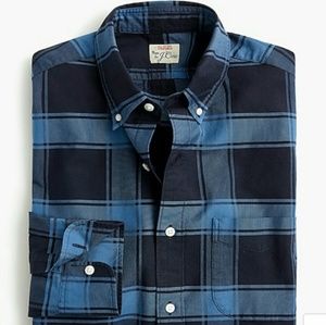 NWT J Crew slim fit oxford plaid shirt